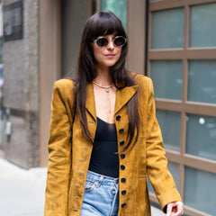 Mustard Suede Jacket
