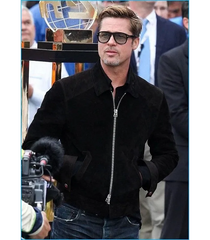 BlackSuedeLeatherJacketforMen_BradPittF1Trucker