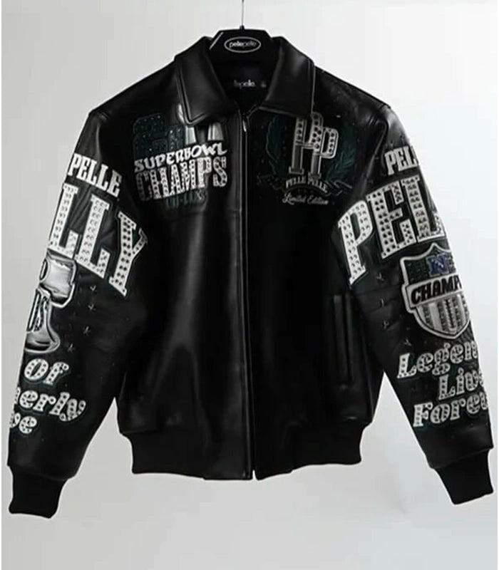 Pelle Pelle Super Bowl LIX Philadelphia Eagles Leather Jacket – Limited Edition at Leather Hunt