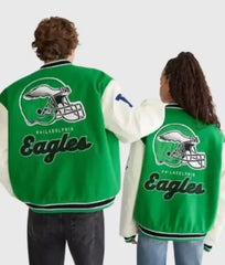 Aeropostale Eagles Jacket New Philadelphia Eagles Bomber Jacket