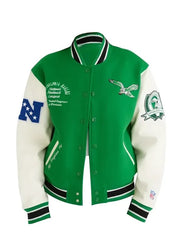 Aeropostale Eagles Jacket New Philadelphia Eagles Bomber Jacket