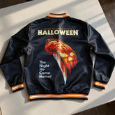 Men's John Carpenter's Halloween Style 1978 Black Bomber Jacket