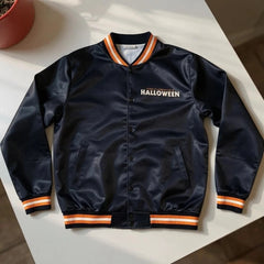 Men's John Carpenter's Halloween Style 1978 Black Bomber Jacket