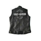 Men’s Real Leather Harley Davidson Vest Cafe Racer Upper