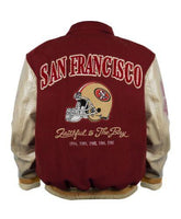 Abercrombie San Francisco 49ers Varsity Bomber Jacket