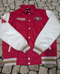 Abercrombie San Francisco 49ers Varsity Bomber Jacket