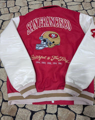 Abercrombie San Francisco 49ers Varsity Bomber Jacket
