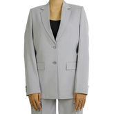Alina Women's Grey Regular Fit Pant Suit