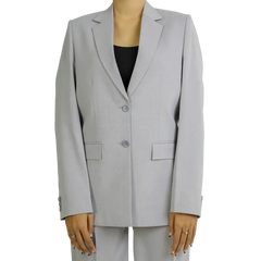 Alina Women's Grey Regular Fit Pant Suit