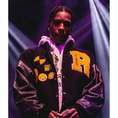 ASAP Rocky Flacko Testing in Progress Varsity Jacket