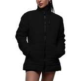 Azaria Womens Black Insulated Puffer Jacket