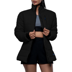 Azaria Womens Black Insulated Puffer Jacket