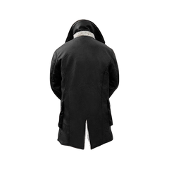 Bane Swedish Bomber Real Leather Black Winter Coat