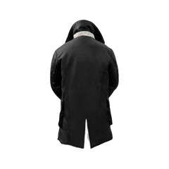 Bane Swedish Bomber Real Leather Black Winter Coat