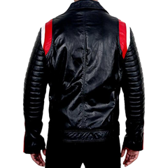 Blue Valentine Ryan Gosling Leather Biker Jacket Black