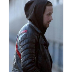 Blue Valentine Ryan Gosling Leather Biker Jacket Black