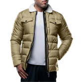 Bryce Beige Puffer Jacket Men's