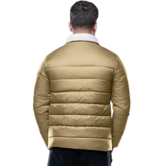 Bryce Beige Puffer Jacket Men's
