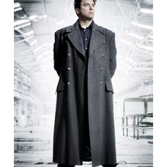 Captain Jack Harkness Torchwood Grey Wool Coat