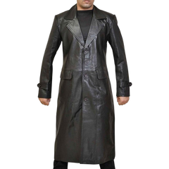 Clark Kent Superman Smallville Black Leather Coat