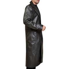 Clark Kent Superman Smallville Black Leather Coat