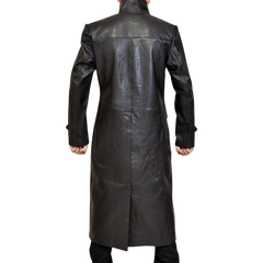 Clark Kent Superman Smallville Black Leather Coat