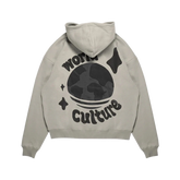 Culture Heritage - World Culture V2 Hoodie | Pebble Grey