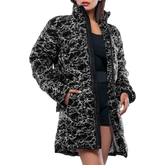 Dalia Women’s Black Duck Down Coat - Insulated Puffer Jacket