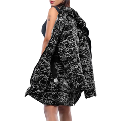 Dalia Women’s Black Duck Down Coat - Insulated Puffer Jacket