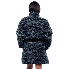 Dalia Women’s Blue Duck Down Coat - Insulated Puffer Jacket