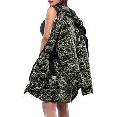 Dalia Women’s Green Duck Down Coat - Insulated Puffer Jacket