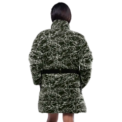 Dalia Women’s Green Duck Down Coat - Insulated Puffer Jacket