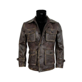 Dean Winchester Supernatural S07 Brown Leather Jacket