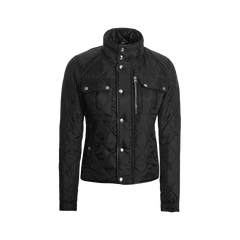 Delphia Black Quilted Jacket for Women - Lightweight Jacket