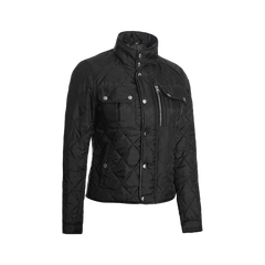 Delphia Black Quilted Jacket for Women - Lightweight Jacket