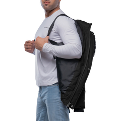 Desmond Black Puffer Jacket Hooded - Winter Insulated Jacket