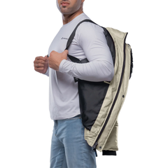 Desmond Cream Puffer Jacket Hooded