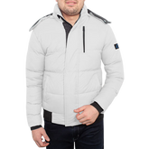 Desmond Men's White Puffer Jacket