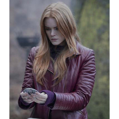 Fate The Winx Saga Abigail Cowen Bloom Leather Jacket