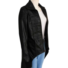 Gotham Season 4 Selina Kyle Black Leather Jacket Women’s