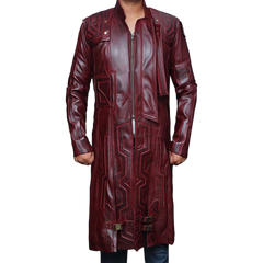 Guardians Of Galaxy 2 Star Lord Chris Pratt Leather Coat