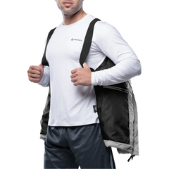 Henry Men's Gray and Black Puffer Jacket - Lightweight Winter Outerwear