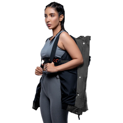 Jasmine Gray Faux Fur Hooded Puffer jacket