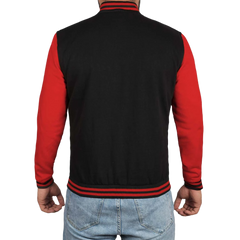 Men Baseball Red and Black Varsity Jacket - Limited Stock