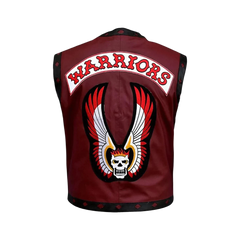 Men’s Handmade Gangster Eagle Patch Leather Vest