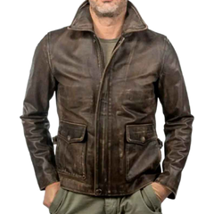 Men’s Raiders of The Lost Ark Indiana Jones Harrison Ford Brown Jacket