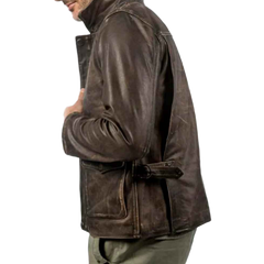 Men’s Raiders of The Lost Ark Indiana Jones Harrison Ford Brown Jacket