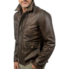 Men’s Raiders of The Lost Ark Indiana Jones Harrison Ford Brown Jacket