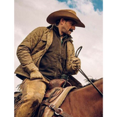 Men’s Yellowstone Josh Lucas Quilted Jacket Classic Casual