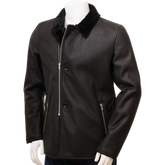 Men’s Black Shearling Jacket